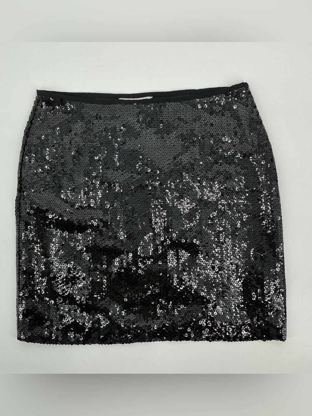 Carole Little Black Sequin Mini Sparkle Party Skirt